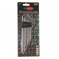 Набор ключей TORX RF-5071XL: экстрадлинных  Т10-Т40 7пр. на пласт. держат. ROCKFORCE /1/10/50
