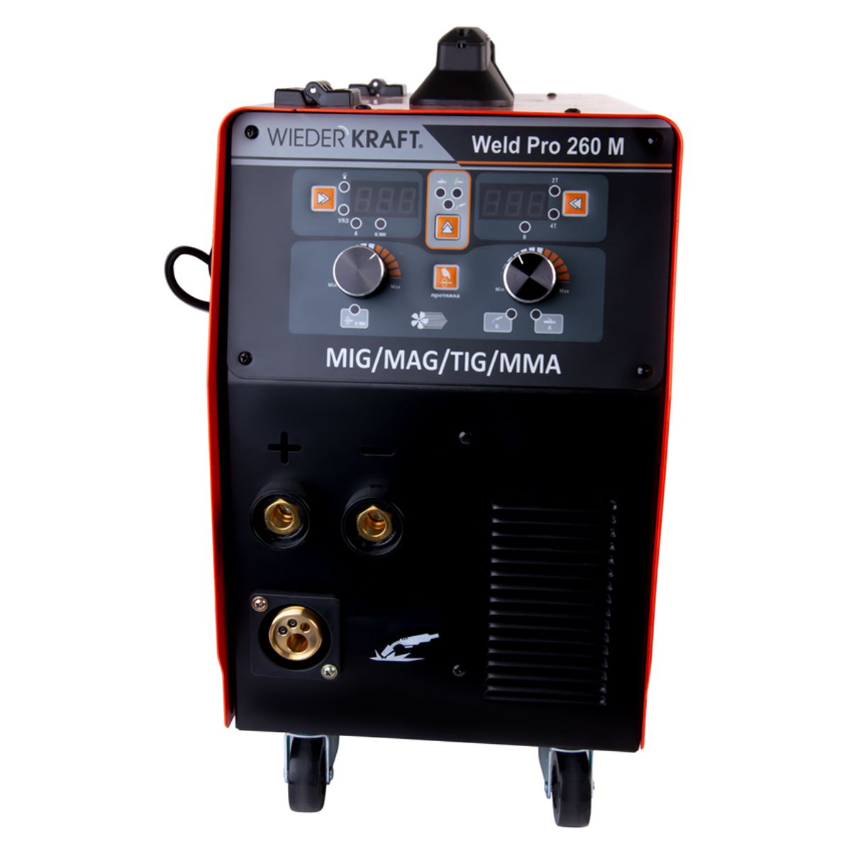 Weld Pro 260M Сварочный аппарат инверторный 260A, 220В, MIG/MAG/MMA/Lift TIG с горелкой 24KD