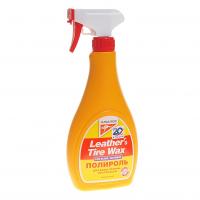 Полироль матовый KANGAROO Leather & Tire Wax Low Gloss для кожи, резины, пластмассы 500мл. /1/12