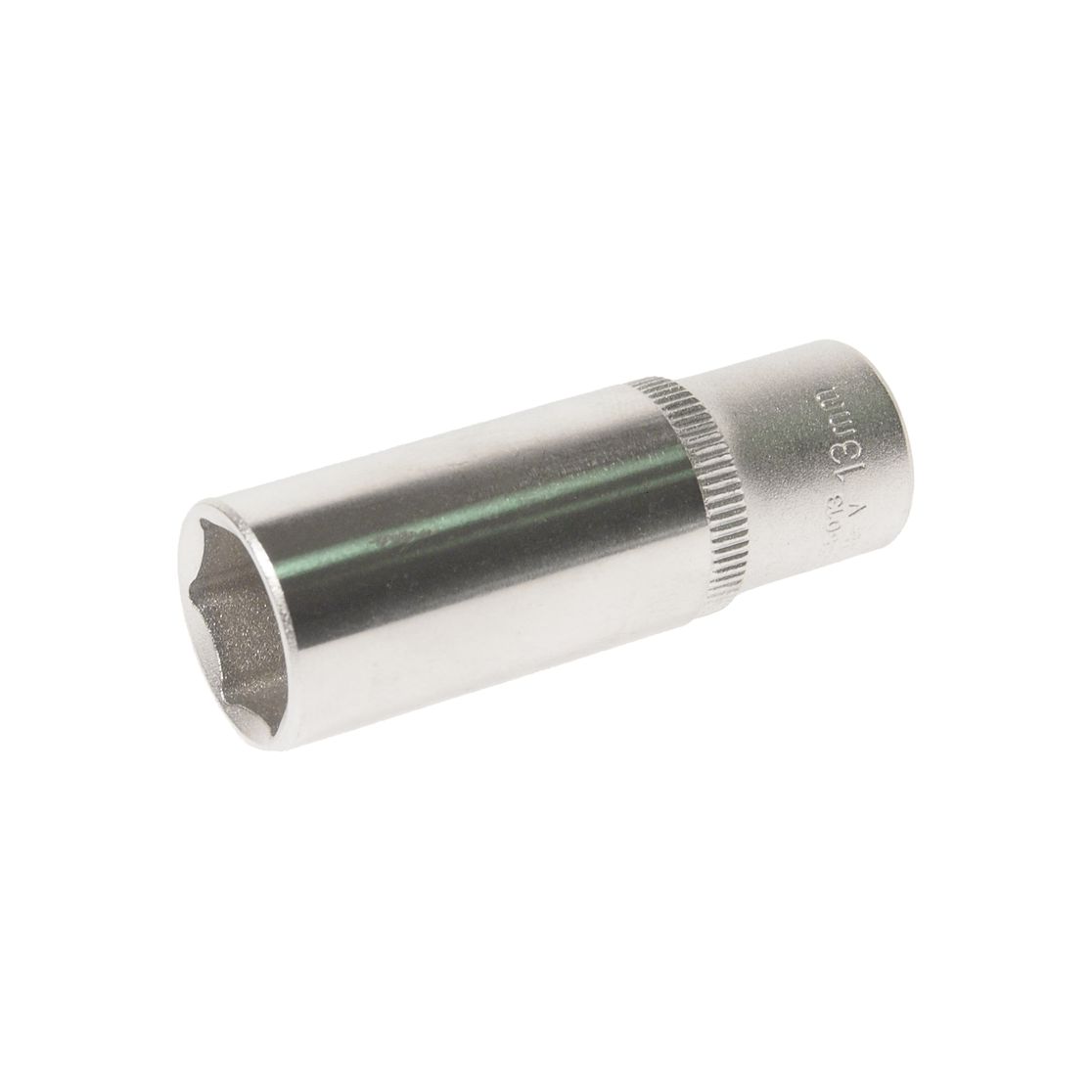 Головка торцевая 13мм 1/4" 6-гранная глубокая L=45мм ROCKFORCE RF-5255013 /1/30