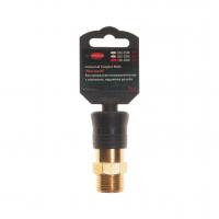 Быстроразъем RF-SE6-4SM пневматический с клапаном, наружная резьба 1/2" (ONE TOUCH) в пластиковом держателе ROCKFORCE /1