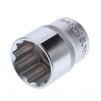 Головка торцевая 24мм 1/2" 12-гранная L=40мм ROCKFORCE RF-54924 /1/10