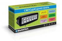 Фара светодиодная WL-118BS 6LED дальний свет 18W (165х80x55мм) 10-30V ВЫМПЕЛ /1/30