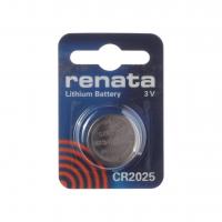 Элемент питания CR2025-BC1 LITHIUM таблетка (автобрелки) 3V RENATA /1/10