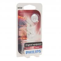 Автолампа W5W (W2,1*9.5d) 24V (блистер,2шт) PHILIPS 1/10/200 HIT