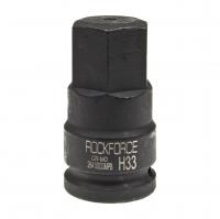 Головка-бита 33мм 3/4" 6-гранная ударная L=81мм ROCKFORCE RF-26410033MPB /1/50