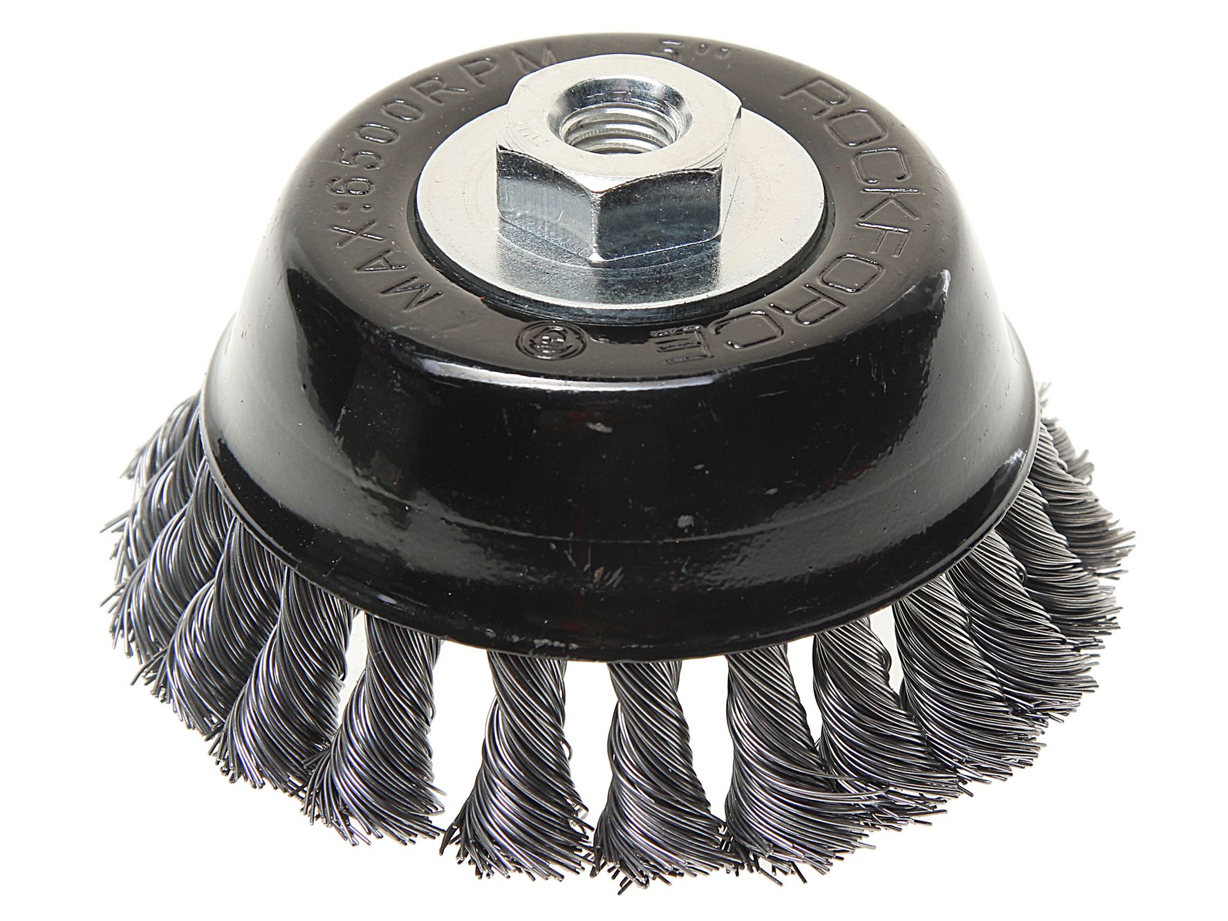 Кордщетка RF-BWC105 чашеобразная стальная витая для УШМ 125мм ROCKFORCE /1