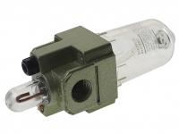 Лубрикатор маслодобавитель мини для пневмосистем Profi 1/4"(пропускная способность 1750л/мин) ROCKFORCE /1