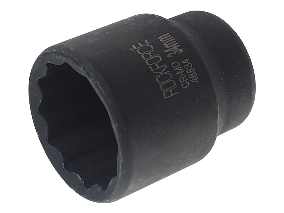 Головка ударная 34мм (12гр.),3/4" ROCKFORCE /1