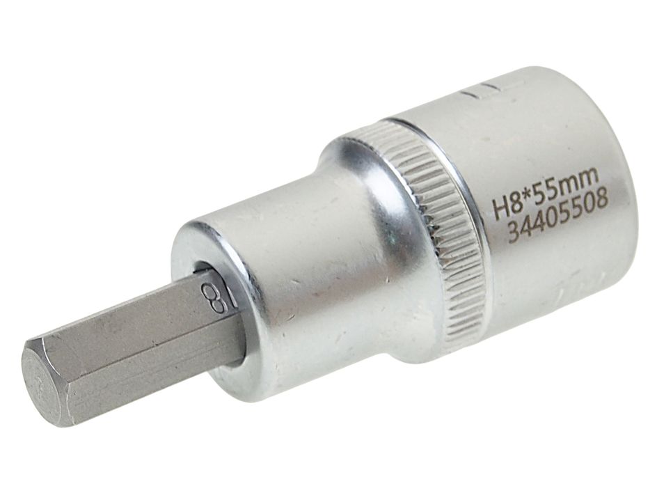 Головка-бита 6-гранная 8мм 1/2" (L-55мм) ROCKFORCE /1