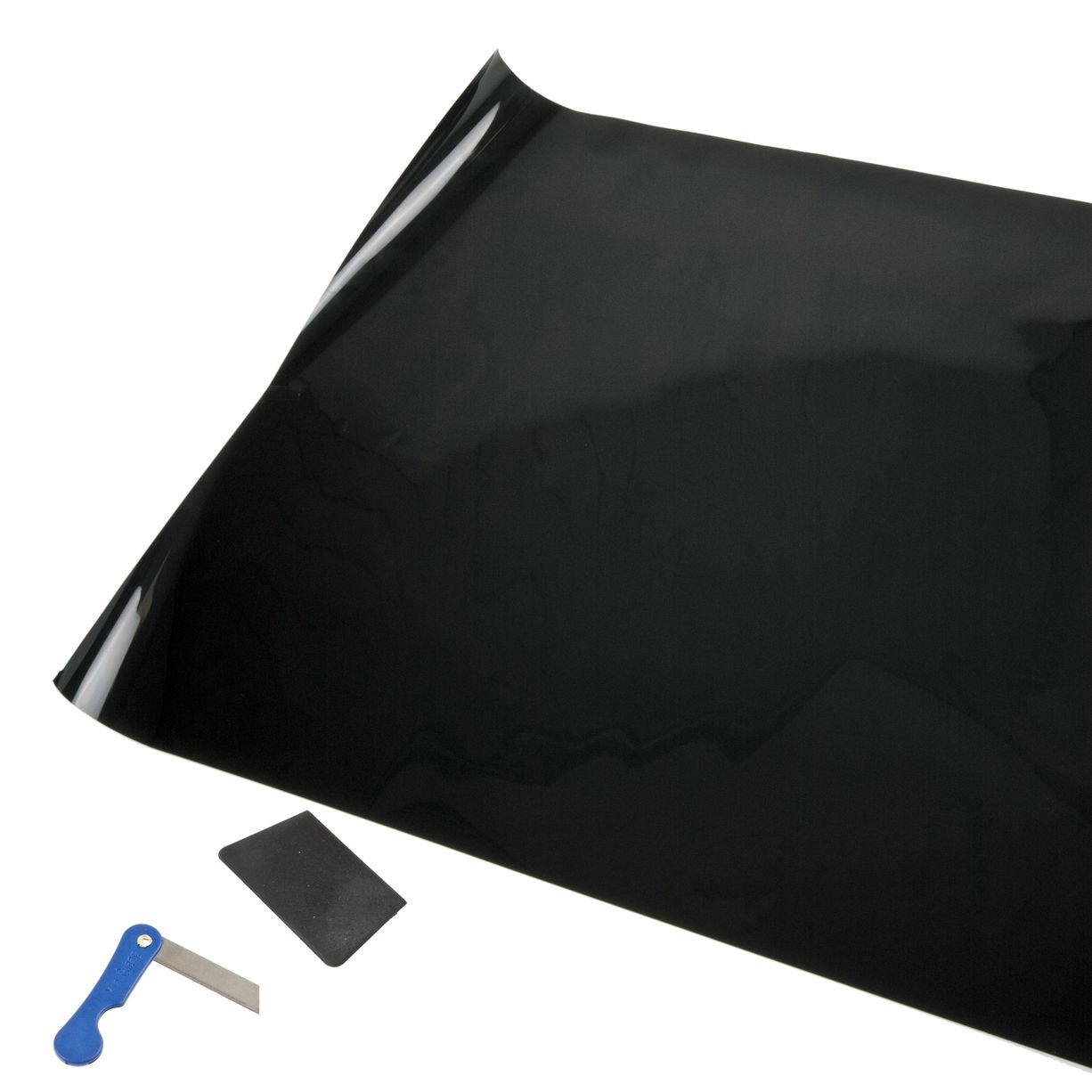 Пленка тонировочная Ultra Super Dark Black 2,0% антистатичная (блокировка УФ-85% ИК-16%) 50х300см MEGAPOWER /1/50