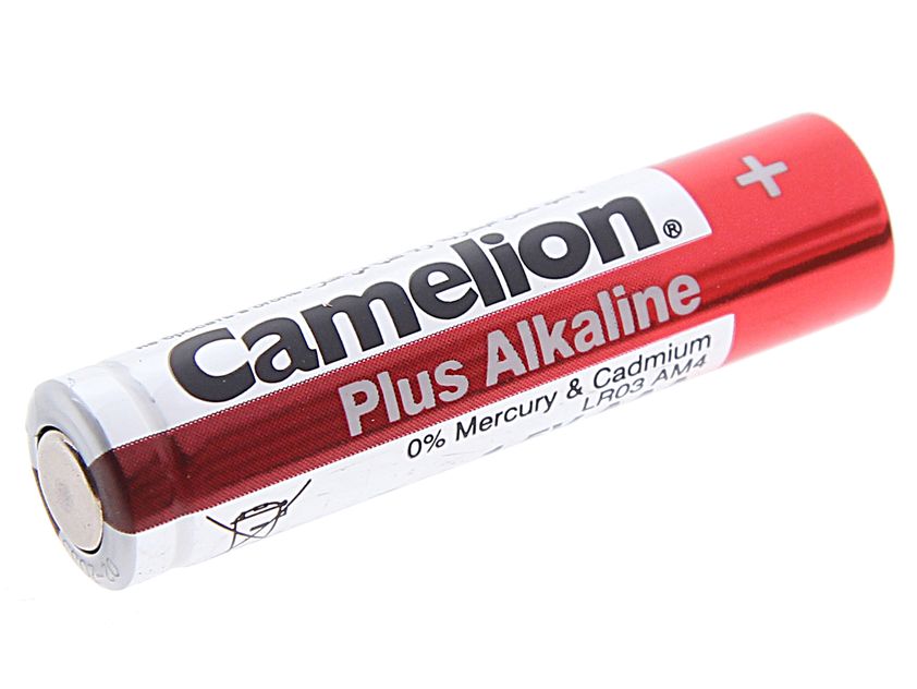Элемент питания AAA: LR03-BC10 ALKALINE PLUS 1,5V CAMELION /10/120/720 HIT