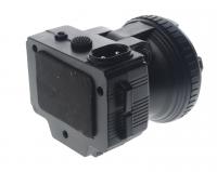 Фонарь UF-5366 1 LED BLACK головной  с аккумулятором, 2 режима 220V ULTRAFLASH /1/5/100