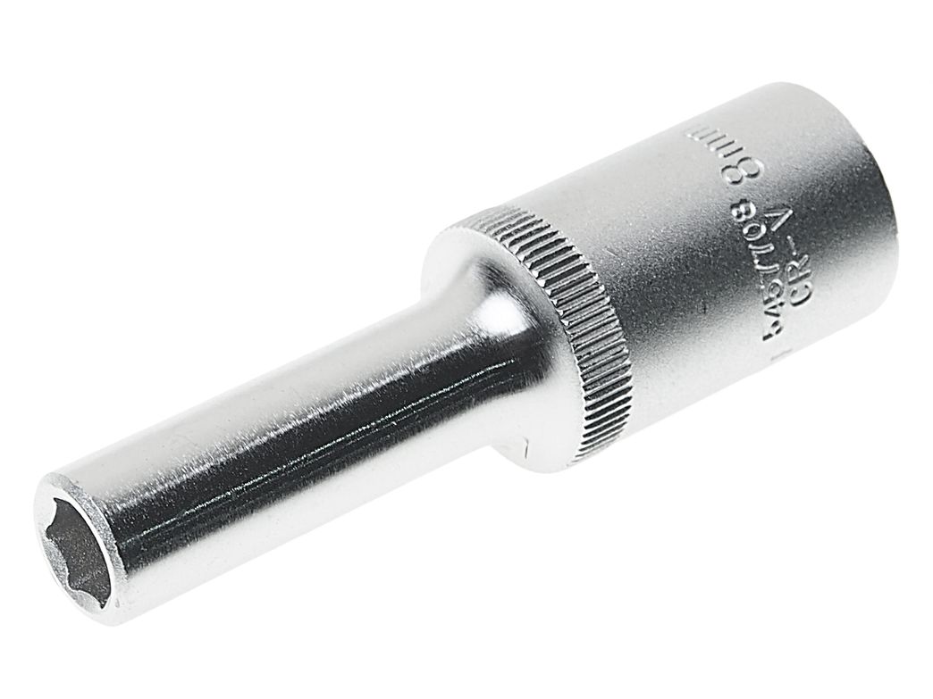 Головка торцевая  8мм 1/2" 6-гранная глубокая L=75мм ROCKFORCE RF-5457708 /1/10