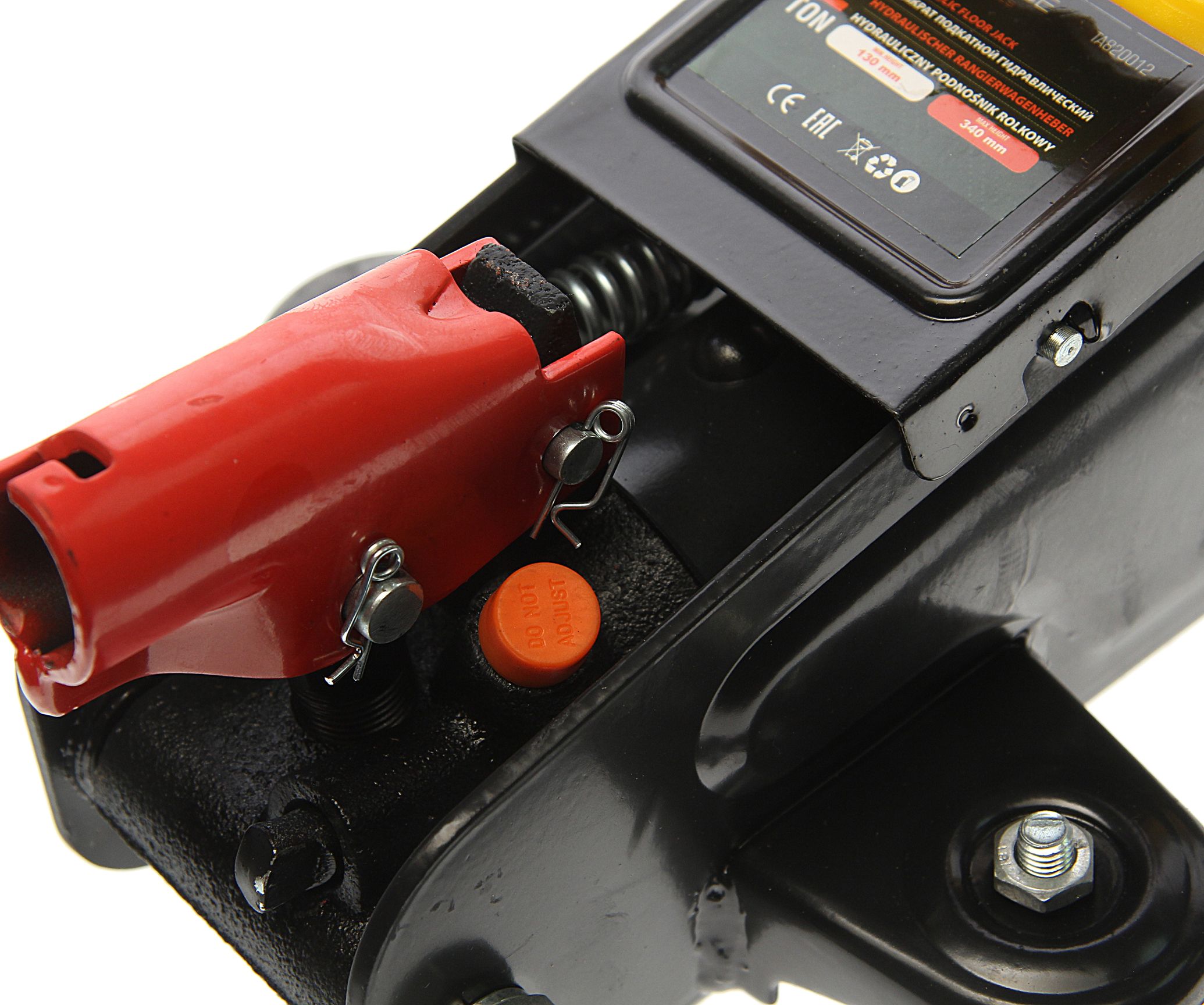 Домкрат гидравлический RF-TA820012 подкатной 2т (h min 130мм, h max 340мм) ROCKFORCE /1