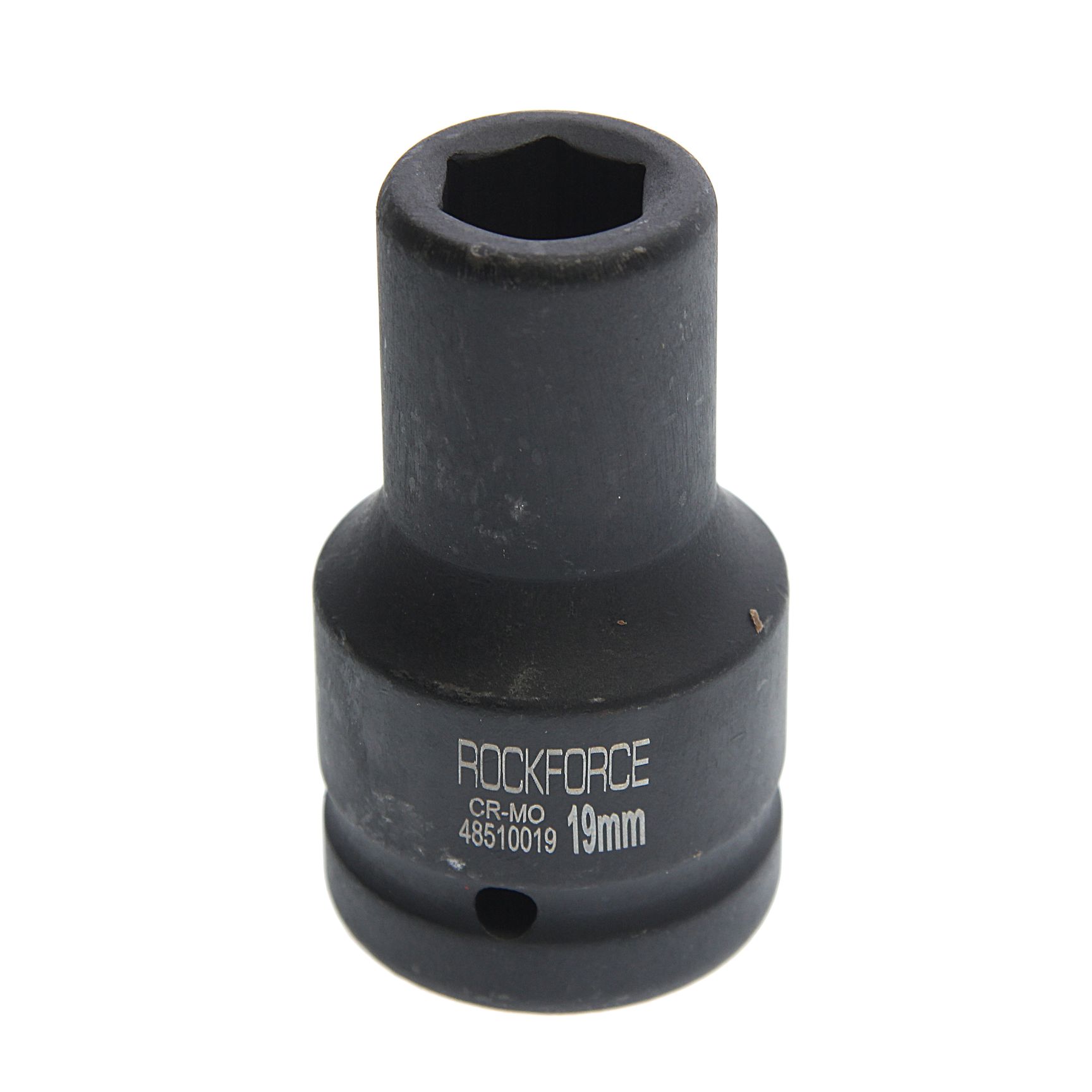 Головка торцевая  19мм 1" 6-гранная ударная удлиненная L=90мм ROCKFORCE RF-48510019 /1/40