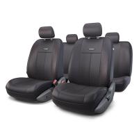 Чехлы на сиденье TT-902P  BLACK/BLACK полиэстер, AIRBAG (9шт) AUTOPROFI /1/6