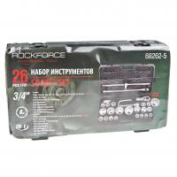 Набор инструментов 26пр, 3/4" 1" (6гр.)(17,19,22,24,27,30,32,33,34,35,36,36-12гр,38,41,46,50мм;1":55,60,65мм) ROCKFORCE /1
