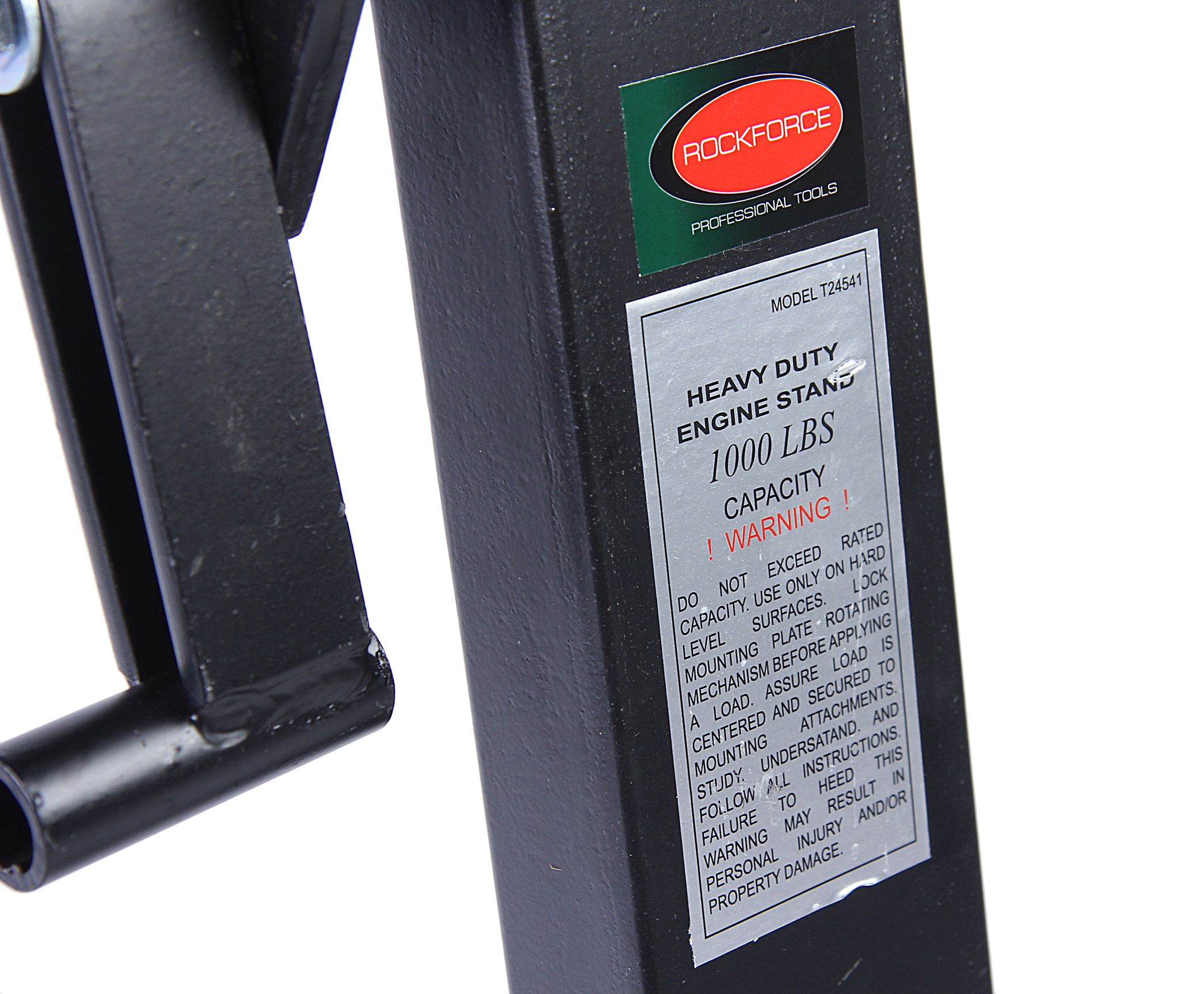 Кантователь двигателя RF-T24542 складной 454кг (4 колеса, 3 страховочных упора) ROCKFORCE /1