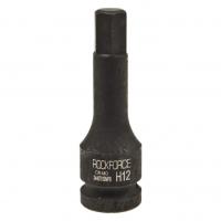 Головка-бита 12мм 1/2" 6-гранная ударная L=79мм ROCKFORCE RF-24407812MPB /1/180
