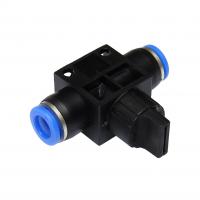 Фитинг ER-SHVFF08-08 для пластиковых трубок с краном 8x8мм ЭВРИКА /1/250  NEW
