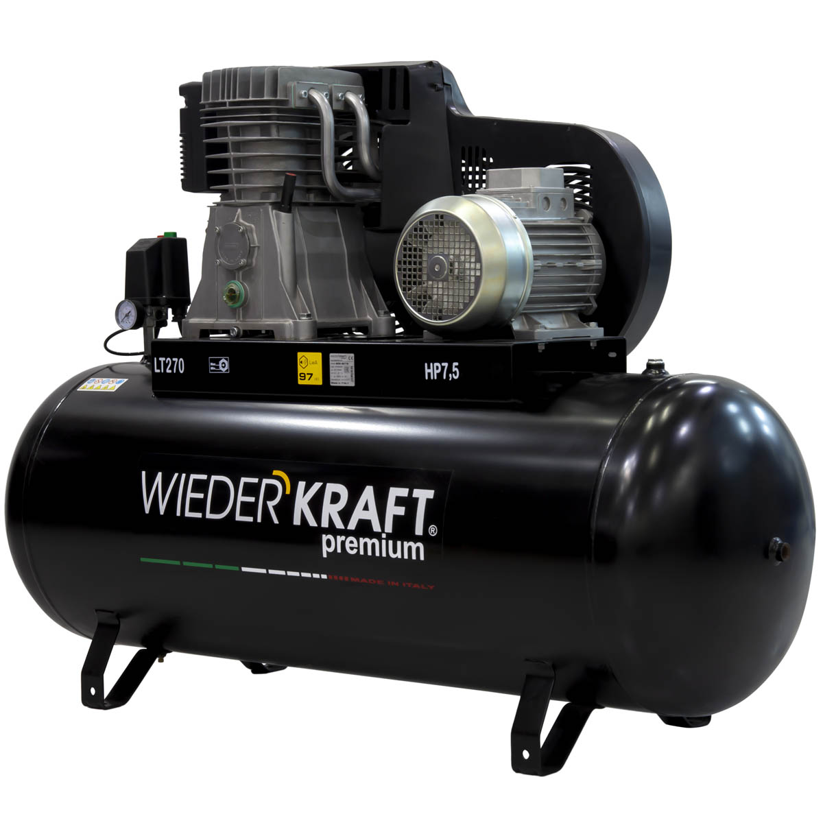 WDK-92779 Компрессор поршневой, 798 л/мин, 5.5 кВт, 380 В, ресивер 270 л