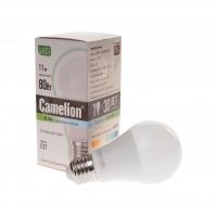 Лампа светодиодная E27 A60 11W холодный свет CAMELION 1/10/100