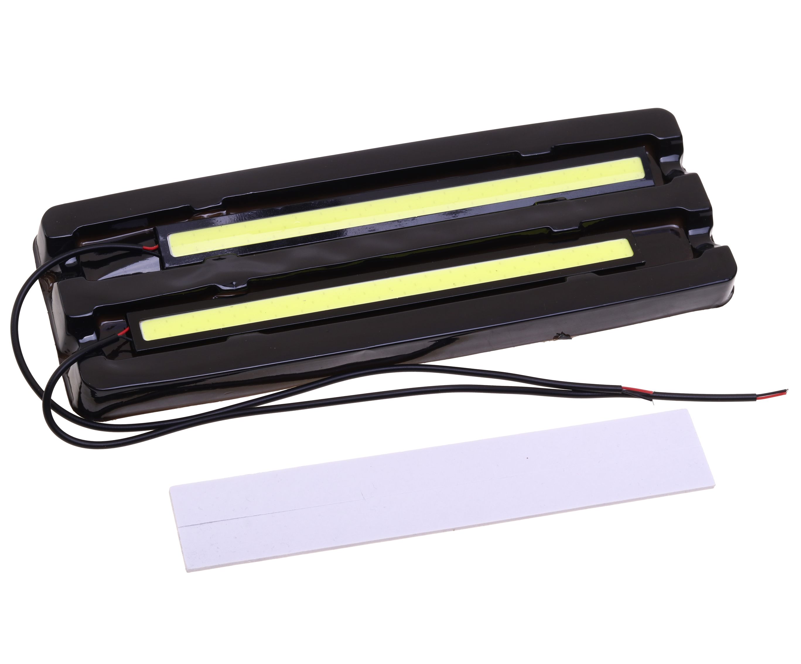 Дневные ходовые огни DAY LIGHT 1 COB MEGA 170х18мм плоские (2шт) MEGAPOWER