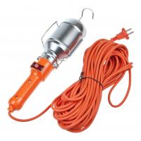 Лампа переносная M-22020 под лампу E27 до 60W, 220V, длина провода 20м  MEGAPOWER 1/24