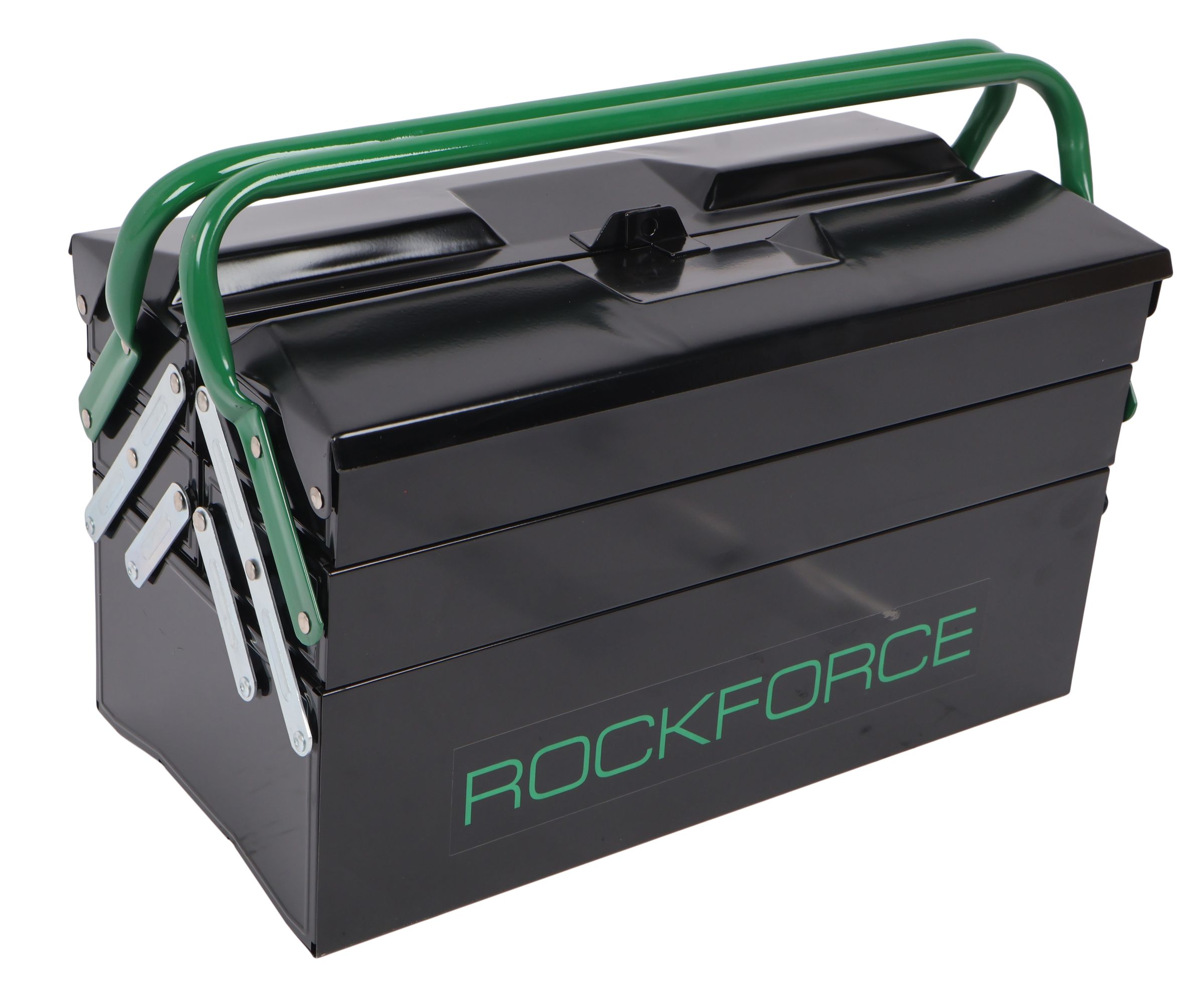 Ящик инструментальный RF-NTBC123 складной, 5 отделений (400х95х45мм-4 секции, 400х195х105мм-1 секция) ROCKFORCE /1