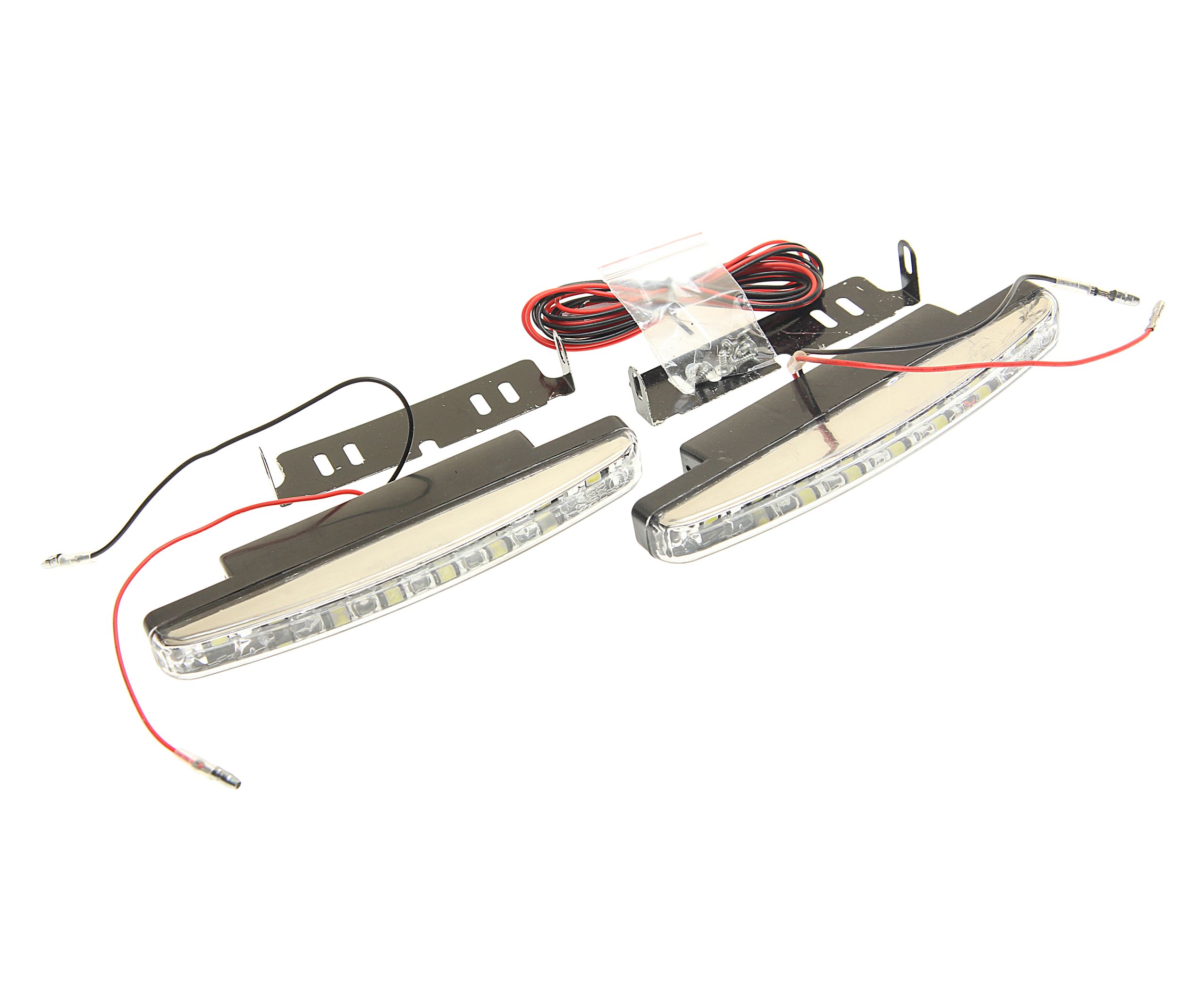 Дневные ходовые огни W-DRL-L8 3528 8SMD 155х17мм плоские (2шт) 10-15V ВЫМПЕЛ /1/100