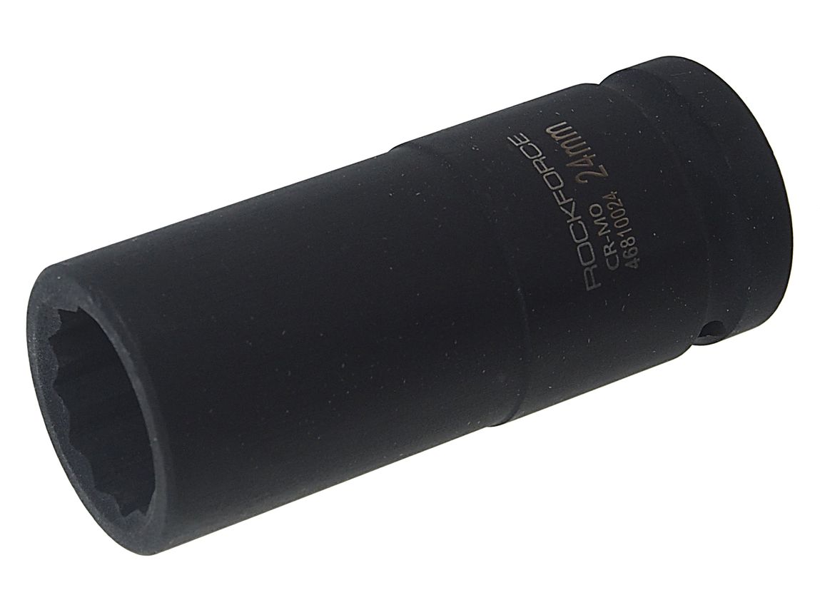 Головка ударная глубокая 3/4", 24мм 12-гранная ROCKFORCE  RF-46810024 /1