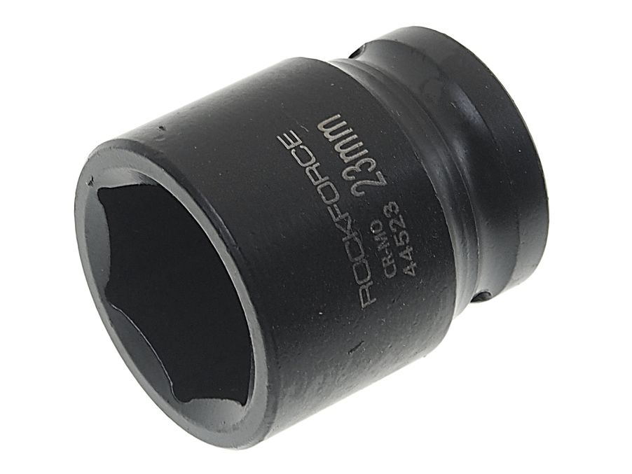 Головка торцевая 23мм 1/2" 6-гранная ударная L=40мм ROCKFORCE RF-44523 /1/10