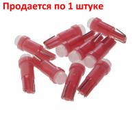 Автолампа T5 (W2*4.6d) COB RED 12V MEGA ELECTRIC /10