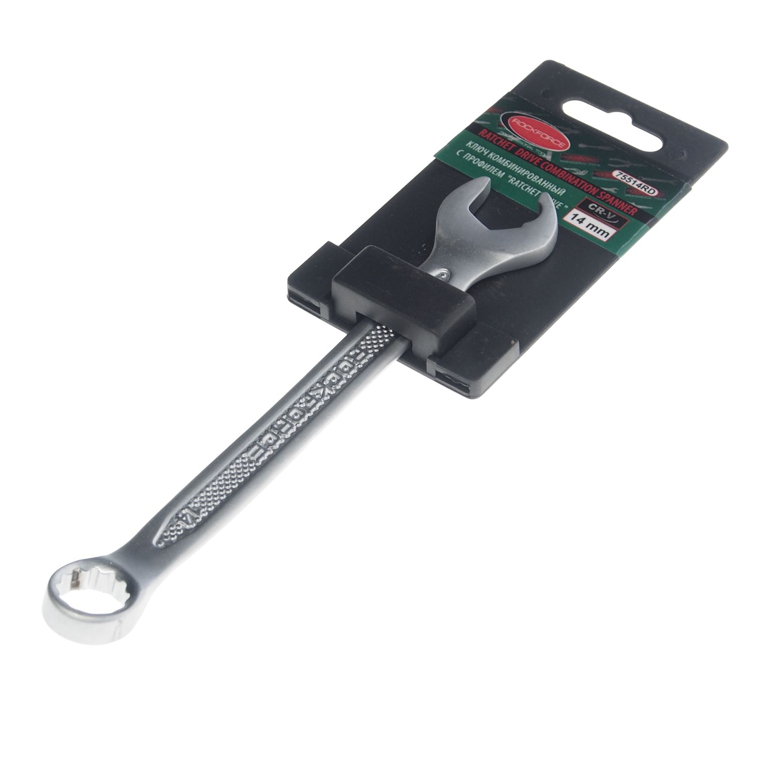 Ключ комбинированный 14мм RF-75514RD с профилем "Ratchet drive" ROCKFORCE /1