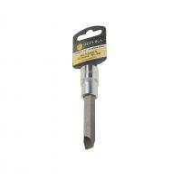 Насадка-вставка с битой шлиц SL12 ER-94307H 1/2 12мм L=100мм (с держателем) ЭВРИКА /1/20