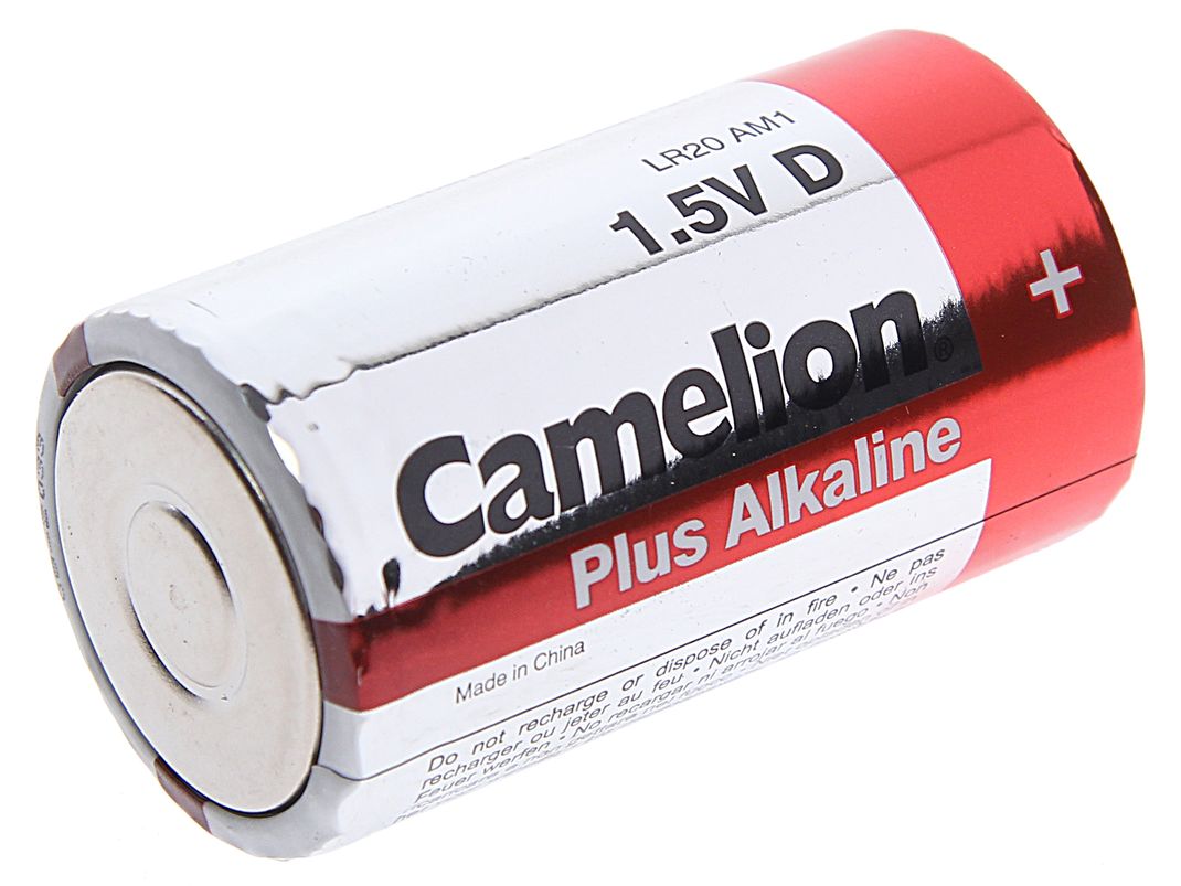 Элемент питания D: LR20-BC2 ALKALINE PLUS 1,5V CAMELION /2/12/96