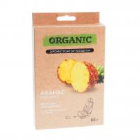 Ароматизатор воздуха ORG-STD-21 ORGANIC (ананас) под сиденье 65гр AURAMI /1/12