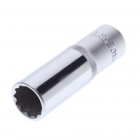 Головка торцевая 17мм 1/2" 12-гранная глубокая L=75мм ROCKFORCE RF-5497717 /1/10