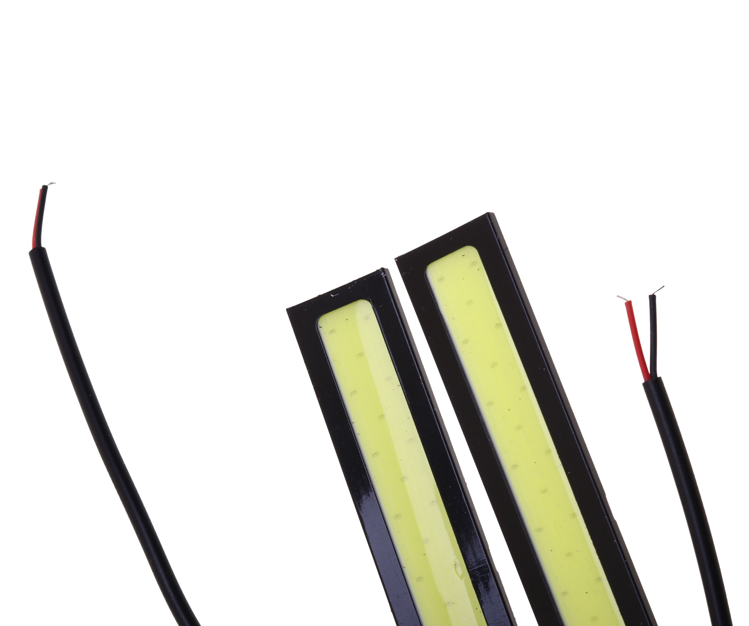 Дневные ходовые огни DAY LIGHT 1 COB MEGA 170х18мм плоские (2шт) MEGAPOWER