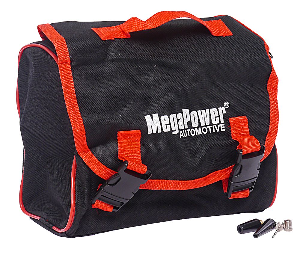 Компрессор M-14001 поршневой 150PSI (35л/мин, 14А) в сумке 12V MEGAPOWER /1/8