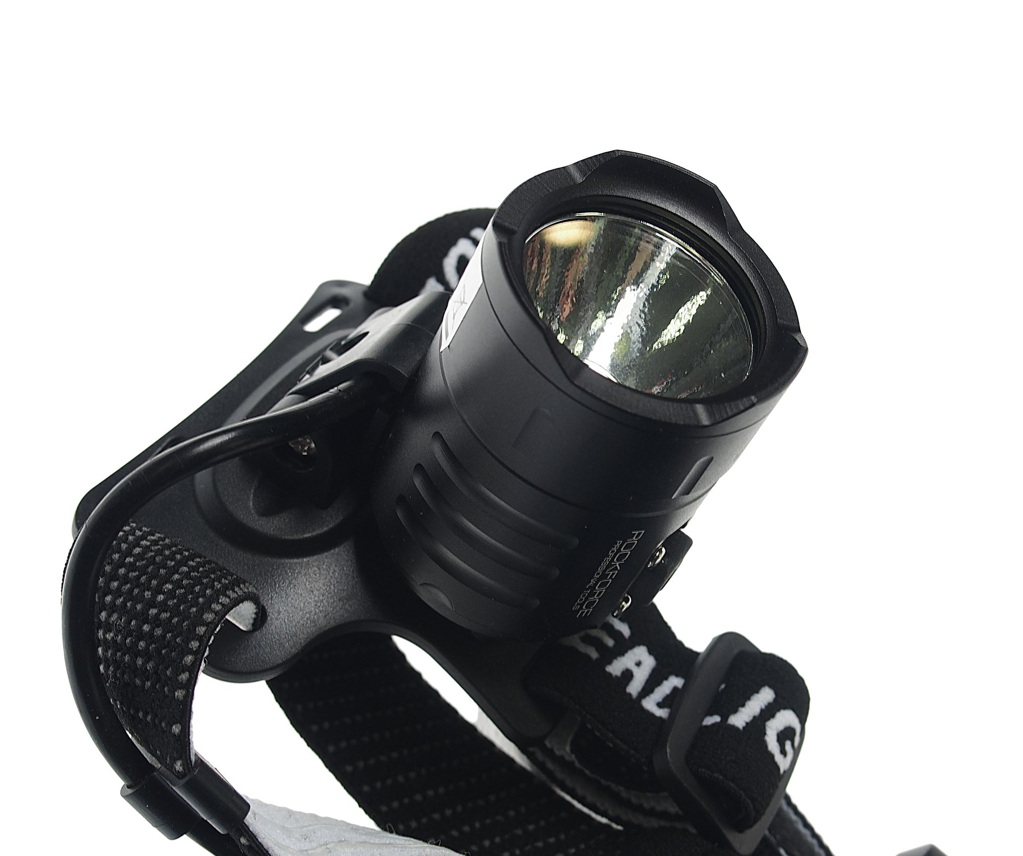 Фонарь RF-01156 светодиодный аккумуляторный налобный (10W LED,1500Lm,,2000mAh,зарядка12V,время раб.4ч,время заряд.6ч,защита гнезда зарядки)ROCKFORCE /