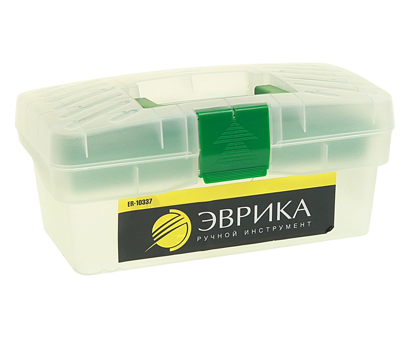 Ящик универсальный ER-10337 с лотком 285х155х125 мм прозрачный ЭВРИКА /1/10