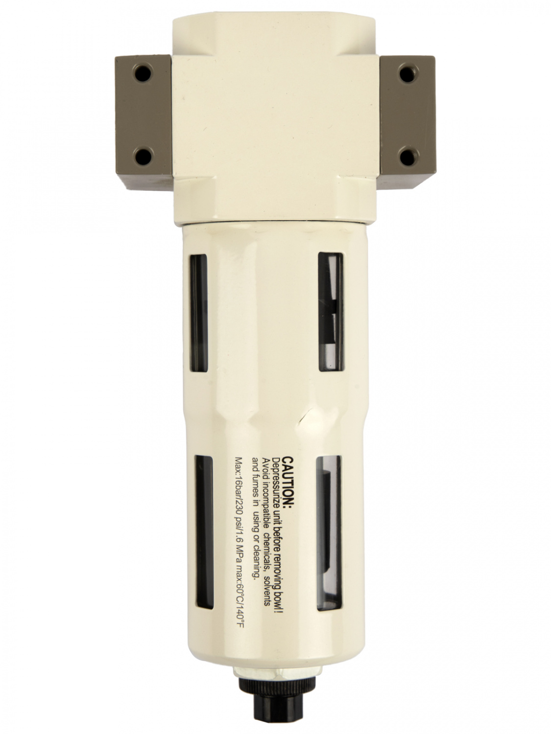 WDK-7830FA Фильтр-масловлагоотделитель 3/8" 5 мкм, 16 бар, с автоматическим сбросом конденсата