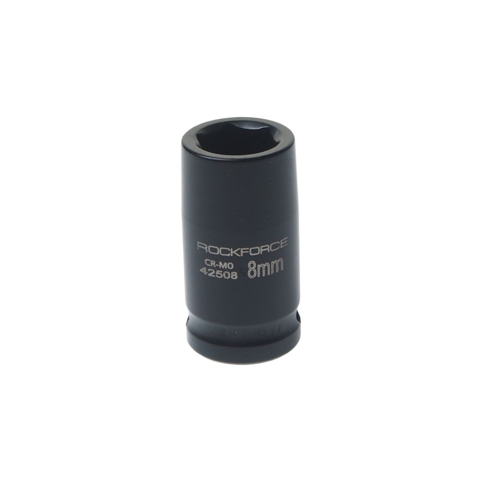 Головка торцевая  8мм 1/4" 6-гранная ударная L=35мм ROCKFORCE RF-42508 /1