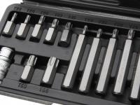 Набор бит RF-4156C TORX с битодержателем,15пр. 1/2"(L: 30/75мм; Т20,Т25,Т30,Т40,Т45,Т50,Т55), в кейсе ROCKFORCE /1