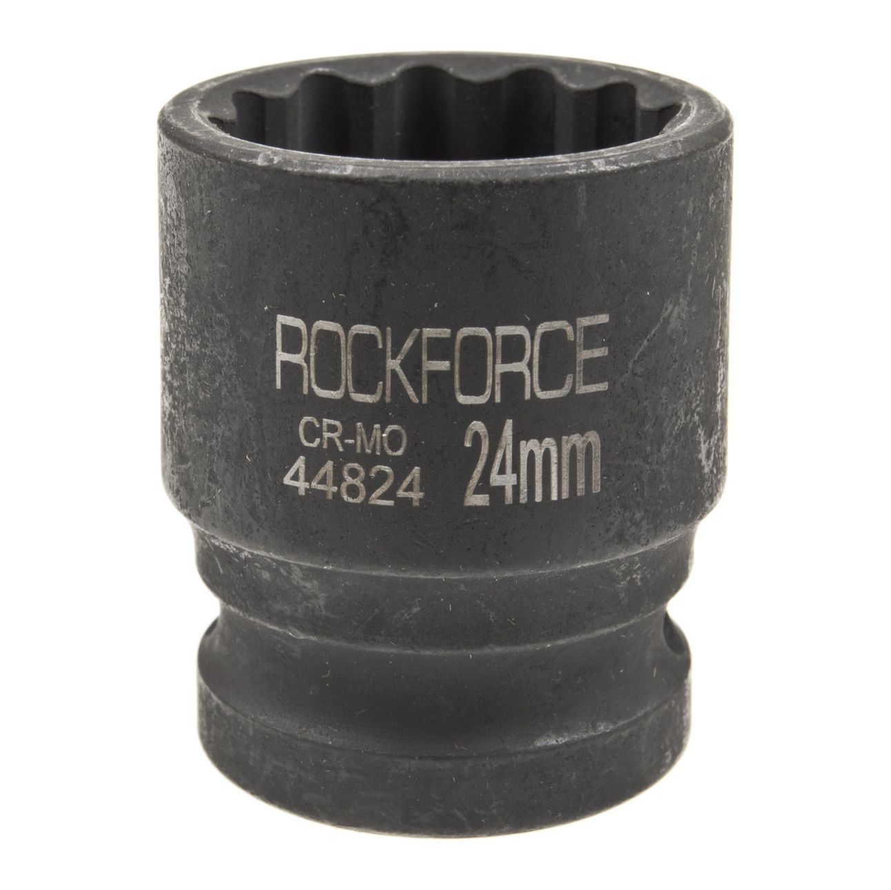 Головка торцевая 24мм 1/2" 12-гранная ударная L=40мм ROCKFORCE RF-44824 /1/180