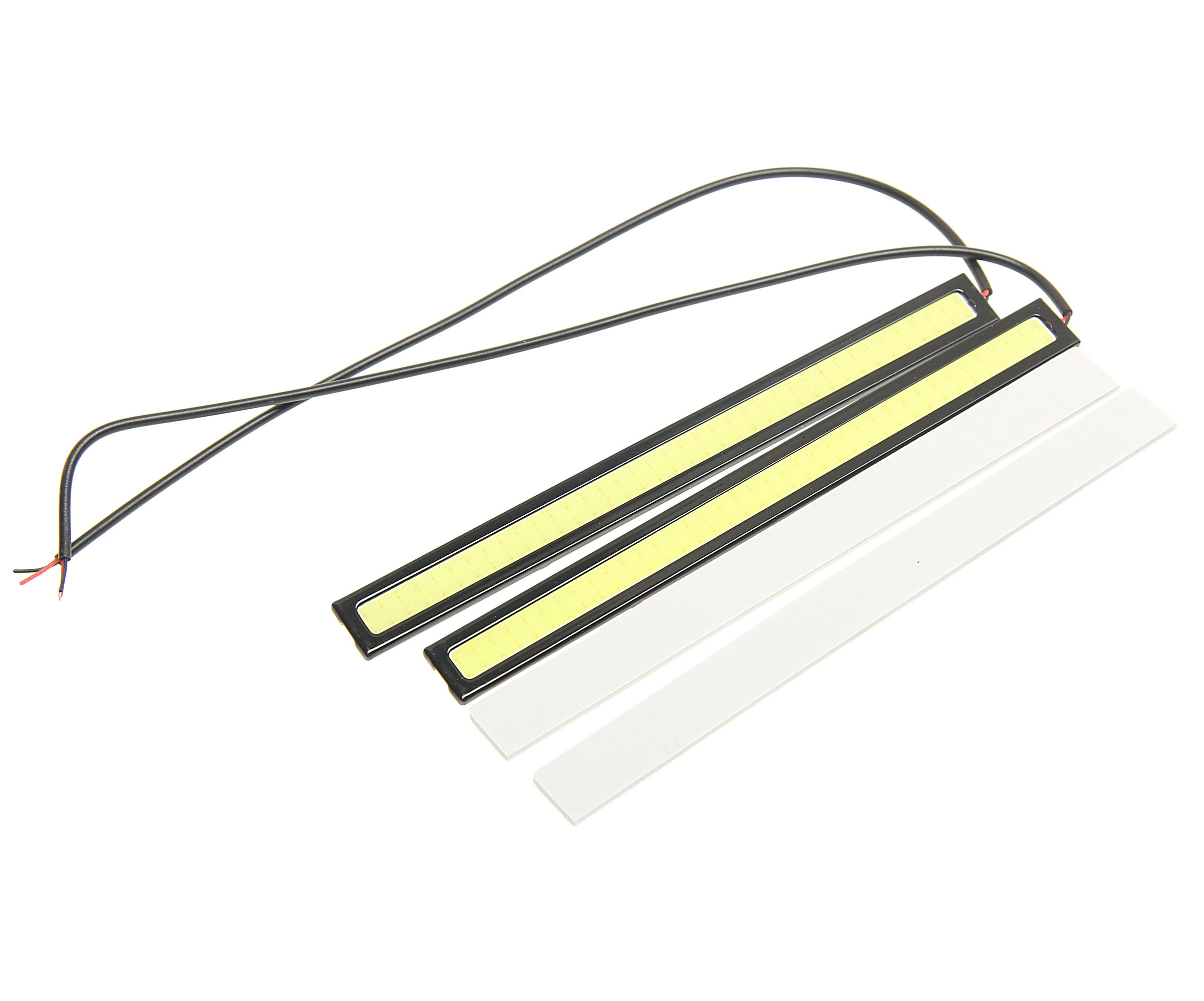 Дневные ходовые огни W-DRL175 175х17мм плоские (2шт) 10-15V ВЫМПЕЛ /1/100