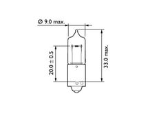 Автолампа H21W (BAY9s) HALOGEN 12V PHILIPS /10/200