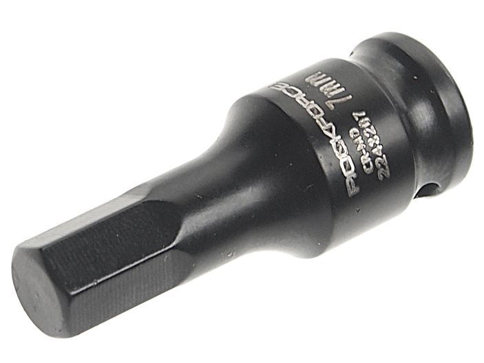 Головка-бита  7мм 1/4" 6-гранная ударная L= 40 мм ROCKFORCE RF-2243207 /1/10/240